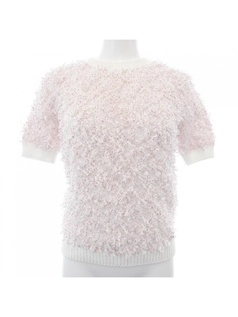 Chanel Knit Sweater White